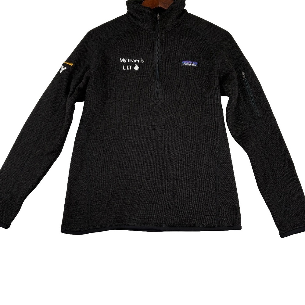 Patagonia Women's Gray Better Sweater 1/4 Zip Size M